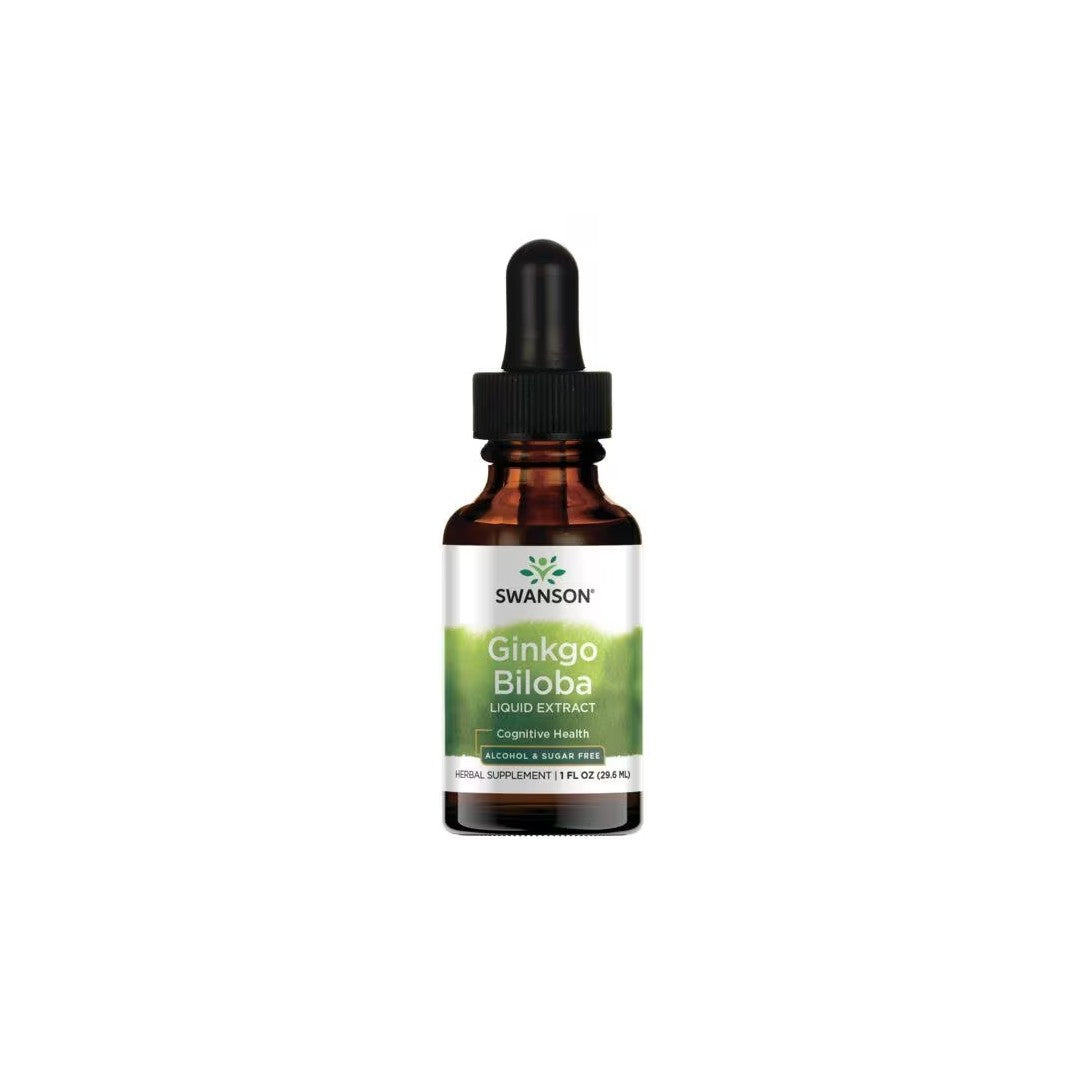 Ginkgo Biloba Flüssigextrakt 1fl oz (29,6 ml) Swanson Health Products